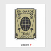 Competitief Schermen Sticker (Vel)