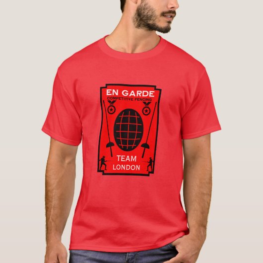 Competitief Schermen T-shirt (Voorkant)