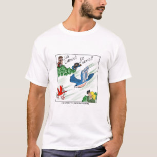 Competitief Vogelspotten (strip) T-shirt