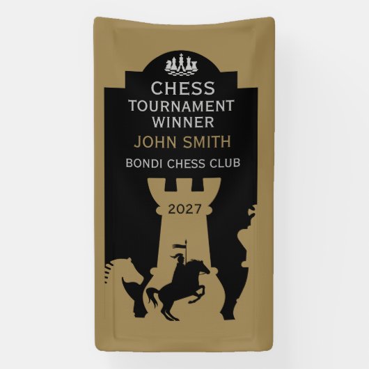 Competitive Chess Players Award Spandoek (Verticaal)