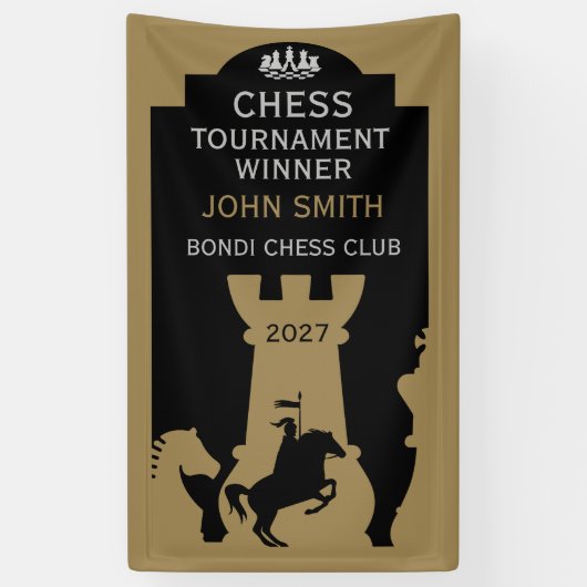 Competitive Chess Players Award Spandoek (Verticaal)