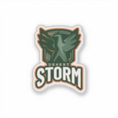 Competitive Gamen Desert Storm Eagle Logo Gamen Sticker (Voorkant)