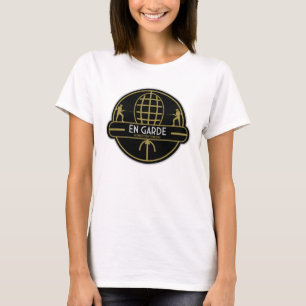 Competitive Schermen met de Sabel T-shirt
