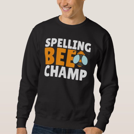 Competitive Spelling Contest Word Nerd Spelling Be Trui (Voorkant)