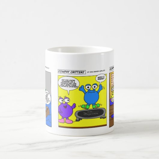 Comphy Critterz Cartoon Mok #2 (Center)