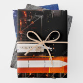 Compilatie NASA Space Afbeeldingen, Multiphotoshop Inpakpapier Vel (In situ)