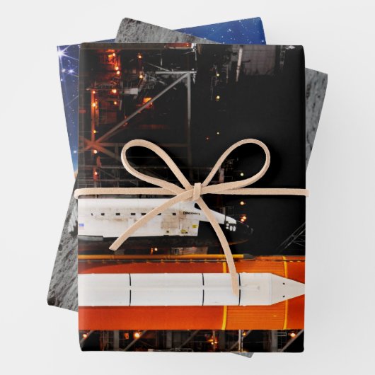 Compilatie NASA Space Afbeeldingen, Multiphotoshop Inpakpapier Vel (In situ)