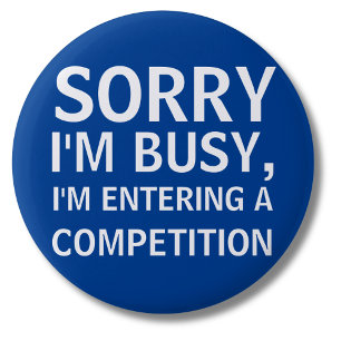 Comping liefhebber compers badge competitie liefhe ronde button 5,7 cm
