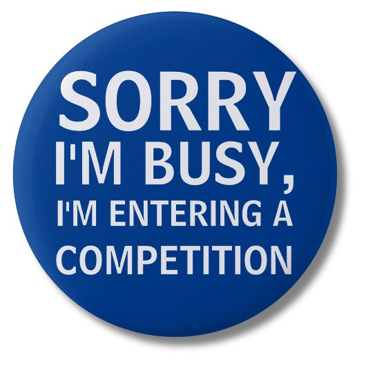 Comping liefhebber compers badge competitie liefhe ronde button 5,7 cm