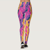 complementair contrastpatroon leggings (Achterkant)