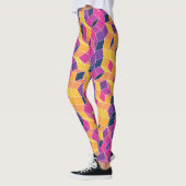 complementair contrastpatroon leggings (Links)
