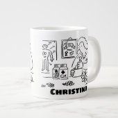 Complementaire geneeskunde. Alternatieve geneeskun Grote Koffiekop (Voorkant rechts)