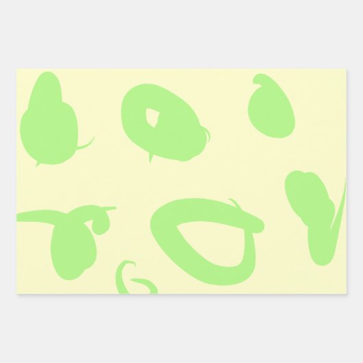 Complementary color set Wrapping Paper flat sheets (Voorkant)