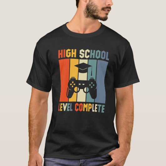 Complete Afstuderen op hoog schoolniveau 2022 Game T-shirt (Voorkant)