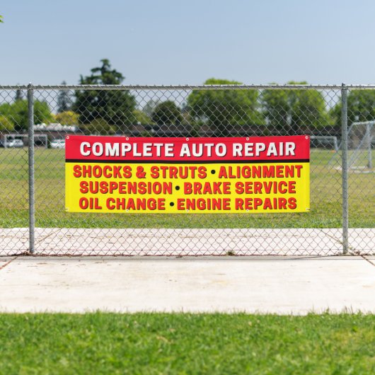 Complete Auto Reparatie Ophanging Remmen Motor Spandoek (Insitu)
