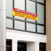Complete Auto Reparatie Ophanging Remmen Motor Spandoek (Buitenkant Gebouw)