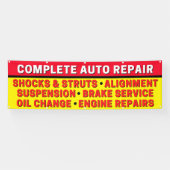 Complete Auto Reparatie Ophanging Remmen Motor Spandoek (Horizontaal)