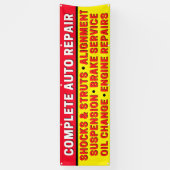 Complete Auto Reparatie Ophanging Remmen Motor Spandoek (Verticaal)