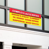 Complete Auto Reparatie Vering Remmen Motor Spandoek (Buitenkant Gebouw)