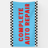 Complete automatische reparatie gecontroleerd vlag spandoek (Verticaal)