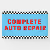 Complete automatische reparatie gecontroleerd vlag spandoek (Horizontaal)