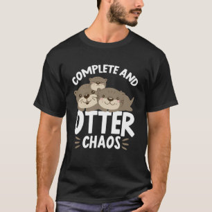 Complete en Otter Chaos Otters Pun Humor Pullover