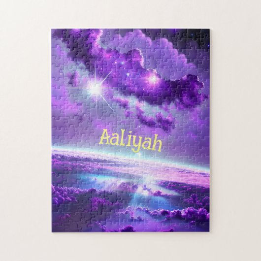 Complete Fantasy Violet Paarse Dazzling Universe Legpuzzel (Verticaal)