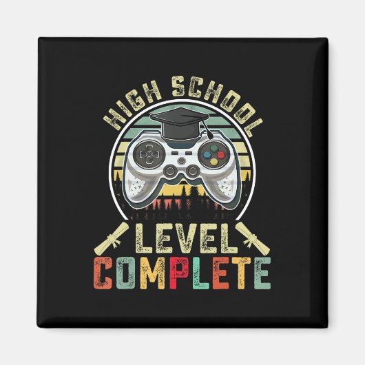 Complete gamer-school op hoog niveau Afstuderen Magneet (Voorkant)