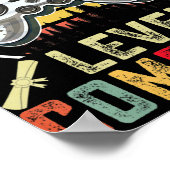 Complete gamer-school op hoog niveau Afstuderen Poster (Hoek)