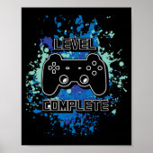 Complete gamers gamespelletjes op niveau poster (Voorkant)