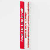 Complete motor voor automatische reparatie remmen  spandoek (Verticaal)