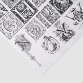 Complete Pet lettertypetypinering Tissuepapier (Detail)