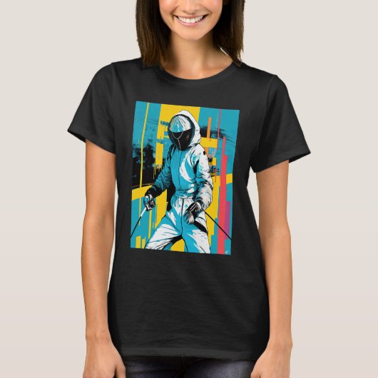 Complete schermuitrusting Retro Pop schermer T-shirt (Voorkant)