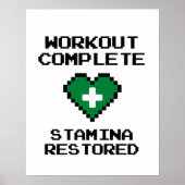 Complete Stamina-punten werken hersteld Poster (Voorkant)