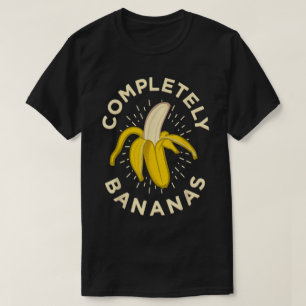 Completely Bananas Grappig Fruit Ontwerp T-shirt