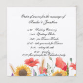 Completely Customisable Program/ Order of servie Programmakaart (Voorkant)