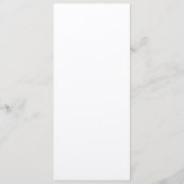 Completely Customisable Wedding Menu (Achterkant)