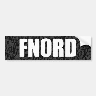 Completely lege bumpersticker (fnord)