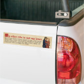 Completely normale relatie bumpersticker (Op Truck)