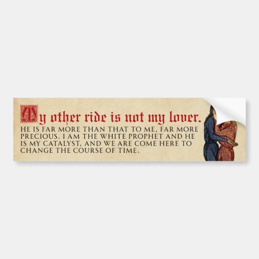 Completely normale relatie bumpersticker (Voorkant)