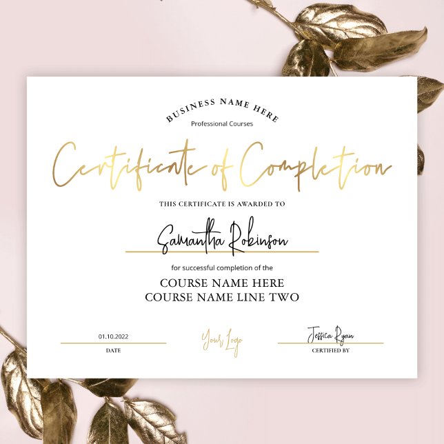 Completion Faux Gold Beauty Award (Creator heeft geüpload)