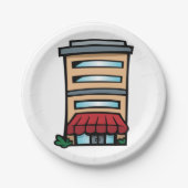 Complex bouwen papieren bordje (Voorkant)