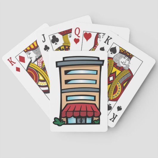 Complex bouwen pokerkaarten (Achterkant)