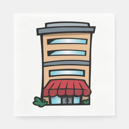 Complex bouwen servet (Voorkant)