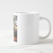 Complex Design On Semi Transparent Hot Air Balloon Grote Koffiekop (Rechts)