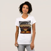 Complex Design On Semi Transparent Hot Air Balloon T-shirt (Voorkant volledig)