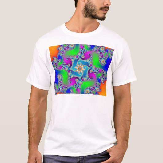 Complex Fractal Patroon: T-shirt (Voorkant)