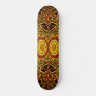 Complex geometrisch decoratief patroon in gemengde persoonlijk skateboard