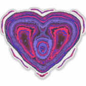 Complex hart sticker (Voorkant)