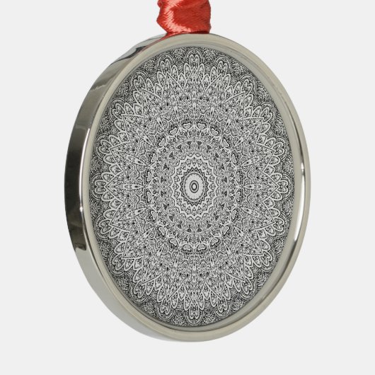Complex Mandala Pattern Ceramic Ornament (Rechts)